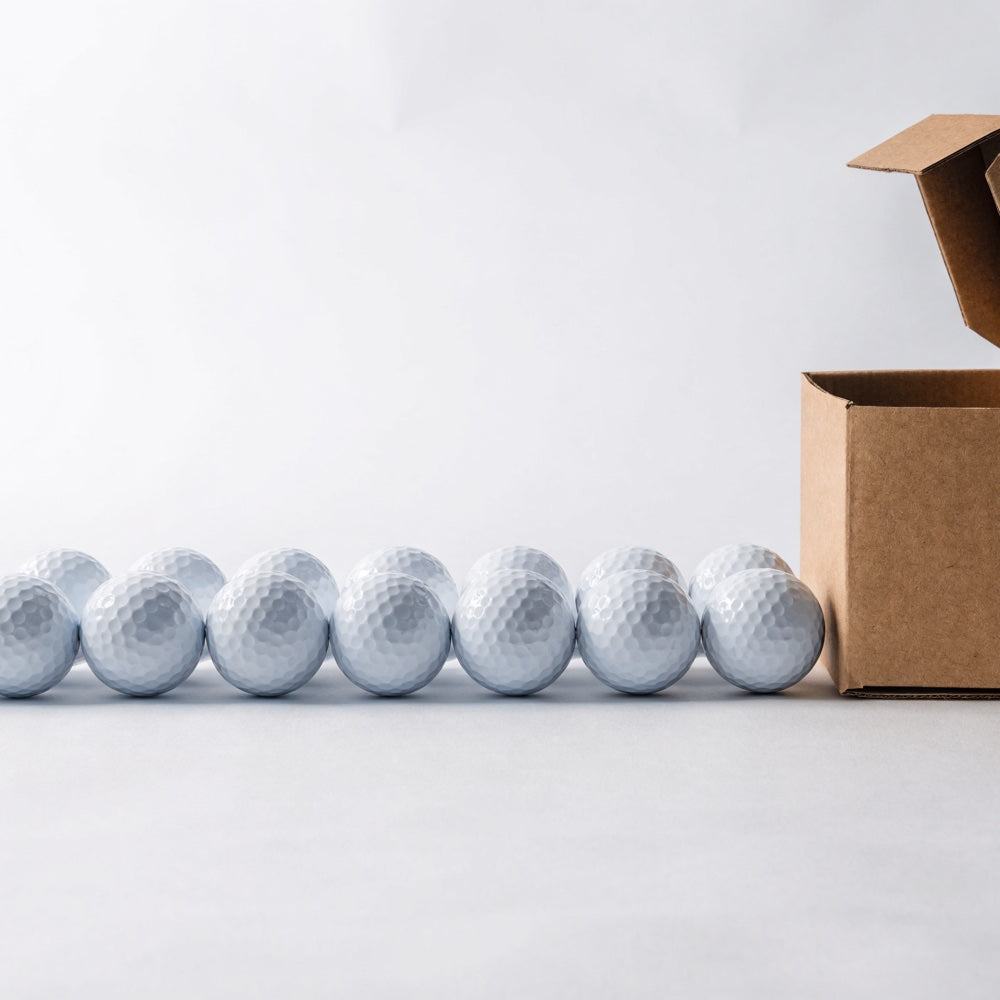 Vice Drive Lakeballs im Versandkarton von BogeyGolf