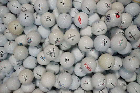 100 Budget Mix Golfbälle Lakeballs Übungsbälle verschiedener Marken