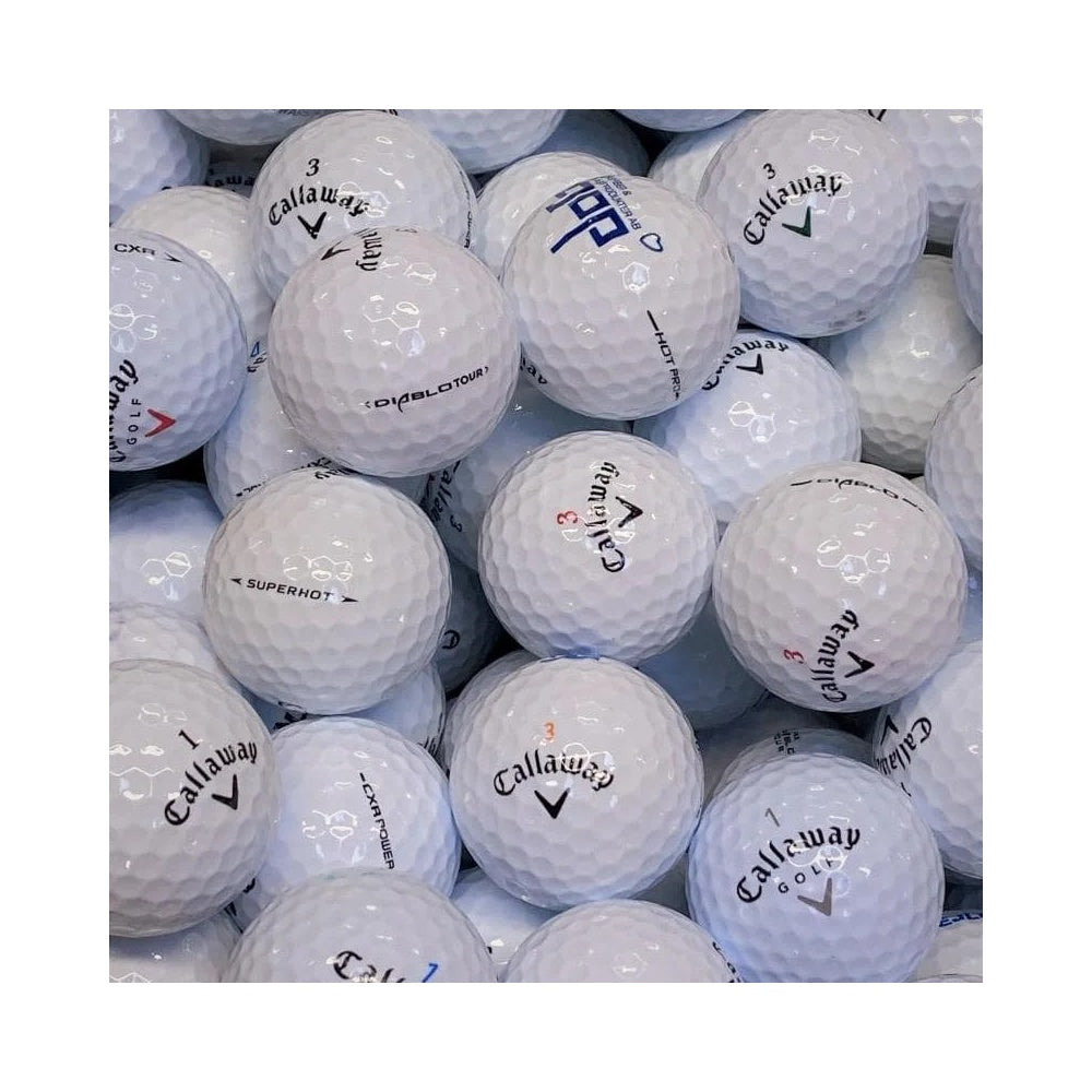 100 Callaway Mix Golfbälle Lakeballs