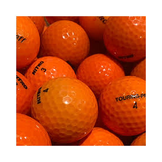 100 Orange Golfbälle Mix Golfbälle Lakeballs