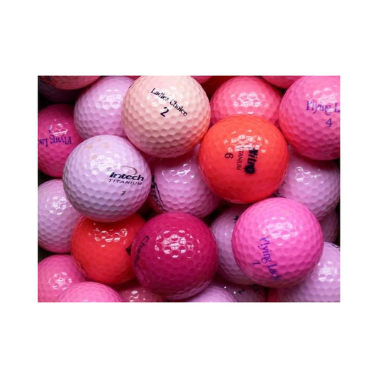100 Pinke Golfbälle Mix Golfbälle Lakeballs