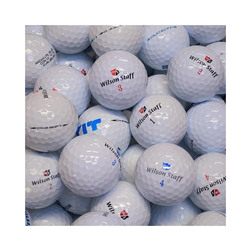 100 Wilson Staff Mix Golfbälle Lakeballs